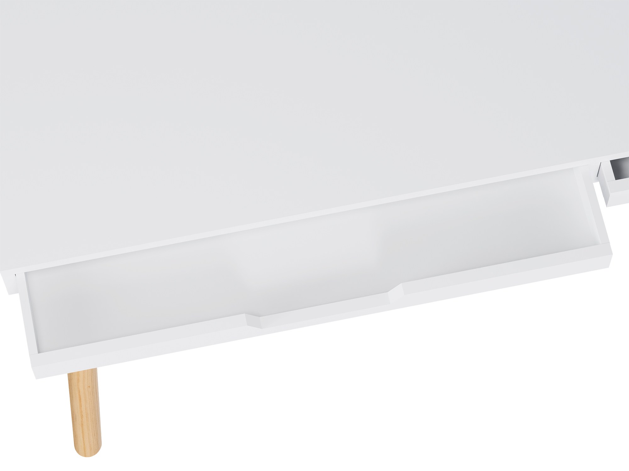 Schreibtisch Porto 140 cm V2, weiß