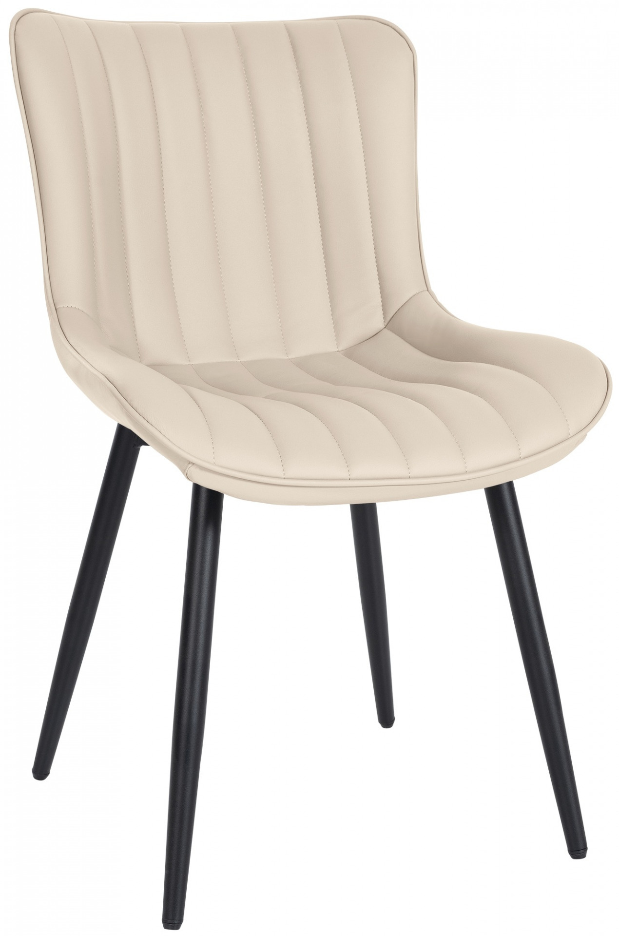 Stuhl Largo Kunstleder, creme