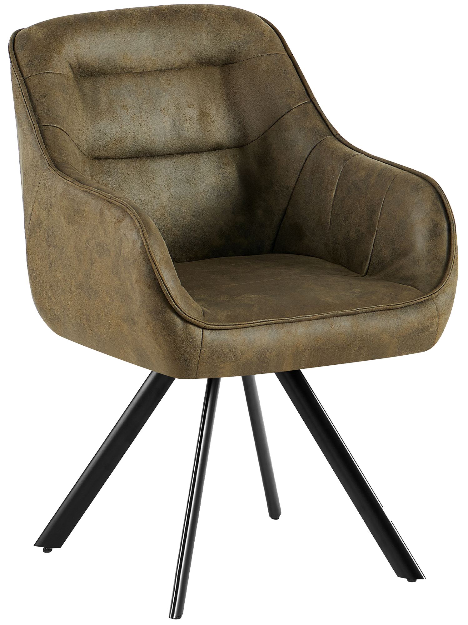Stuhl Pettuli Vintage, antik-grün