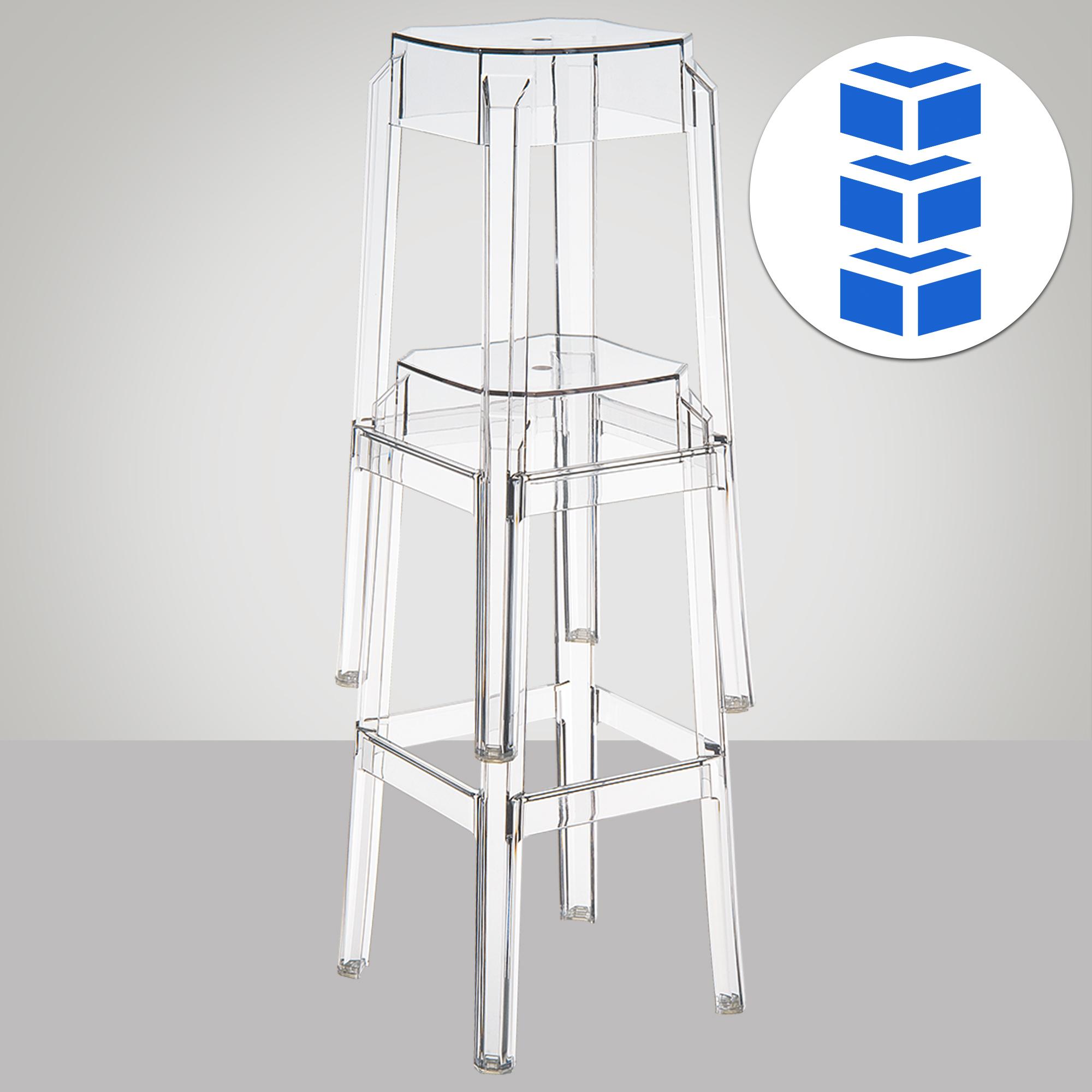 Barhocker Fox, transparent