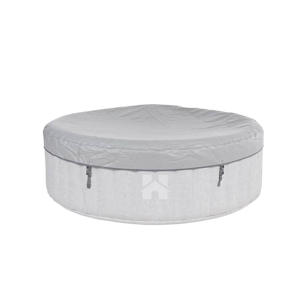 Outdoor Whirlpool SPLASH inkl. Abdeckung - Ø208 cm 6 Personen Beton