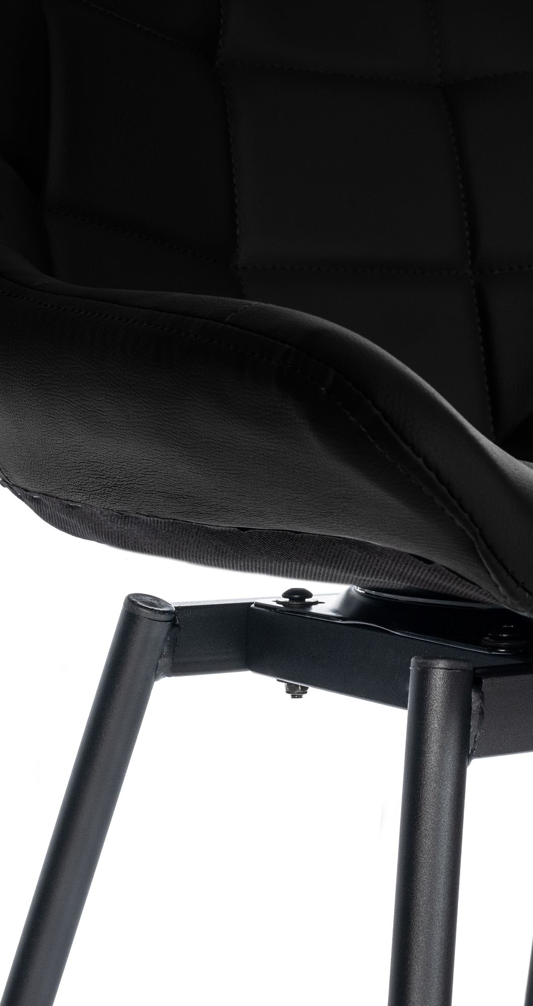 Barhocker Weston Schwenkbar Kunstleder, schwarz