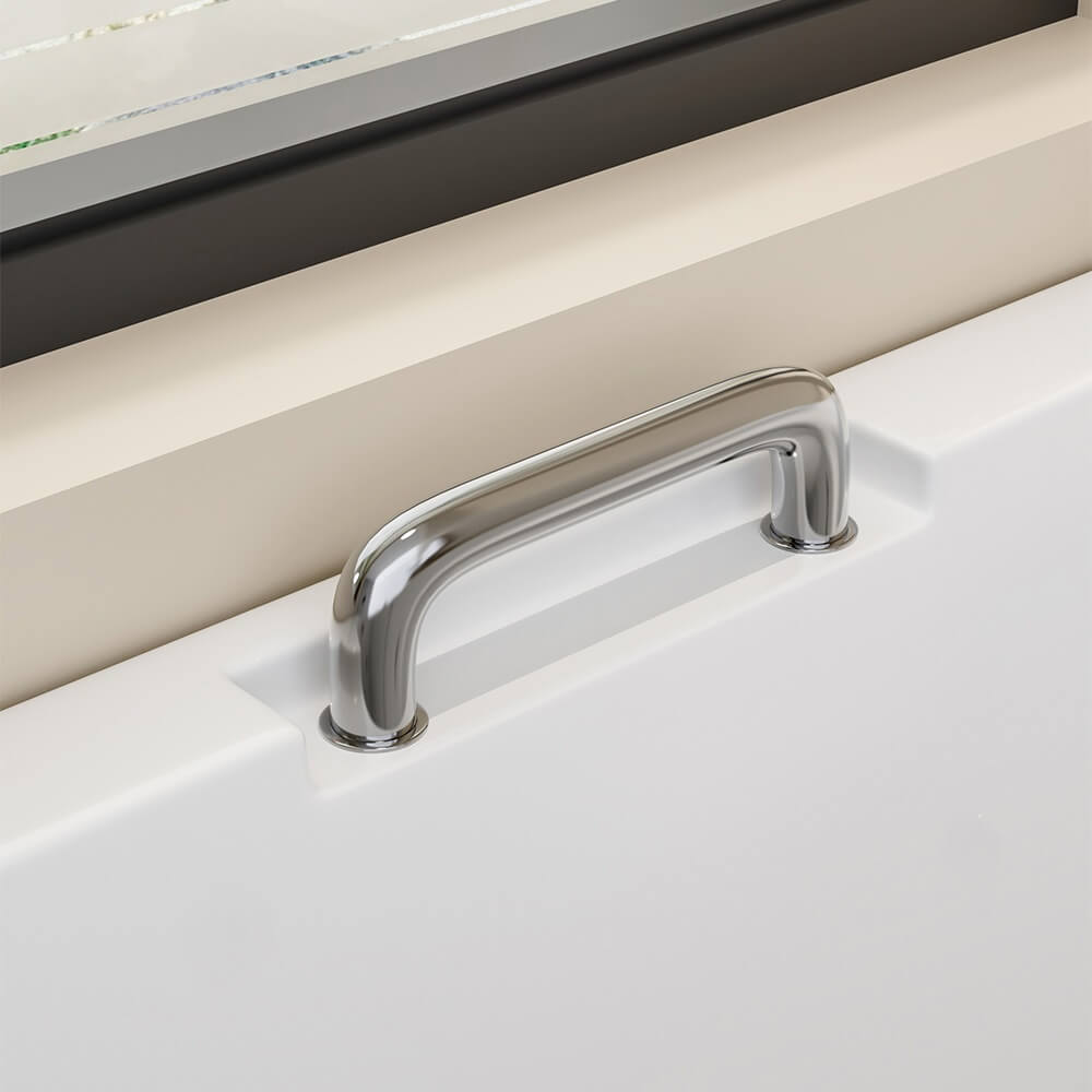 Seniorenbadewanne liegend mit Whirlpoolfunktion VITAL M - 153 x 76 cm Links