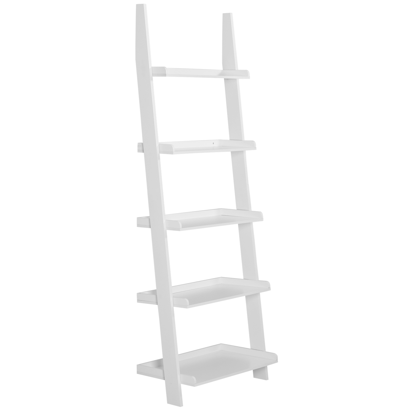 Leiterregal Treppenregal Weiß 180x64x37cm
