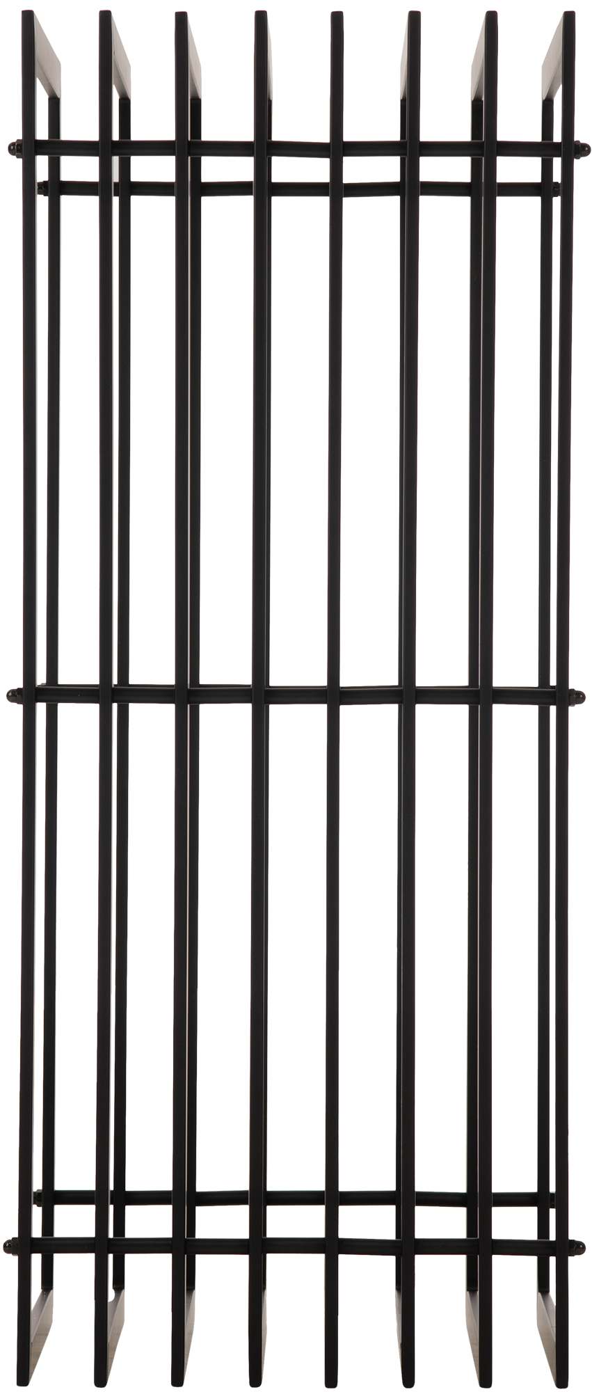 Kaminholzständer Irving 40x50x100, schwarz-matt