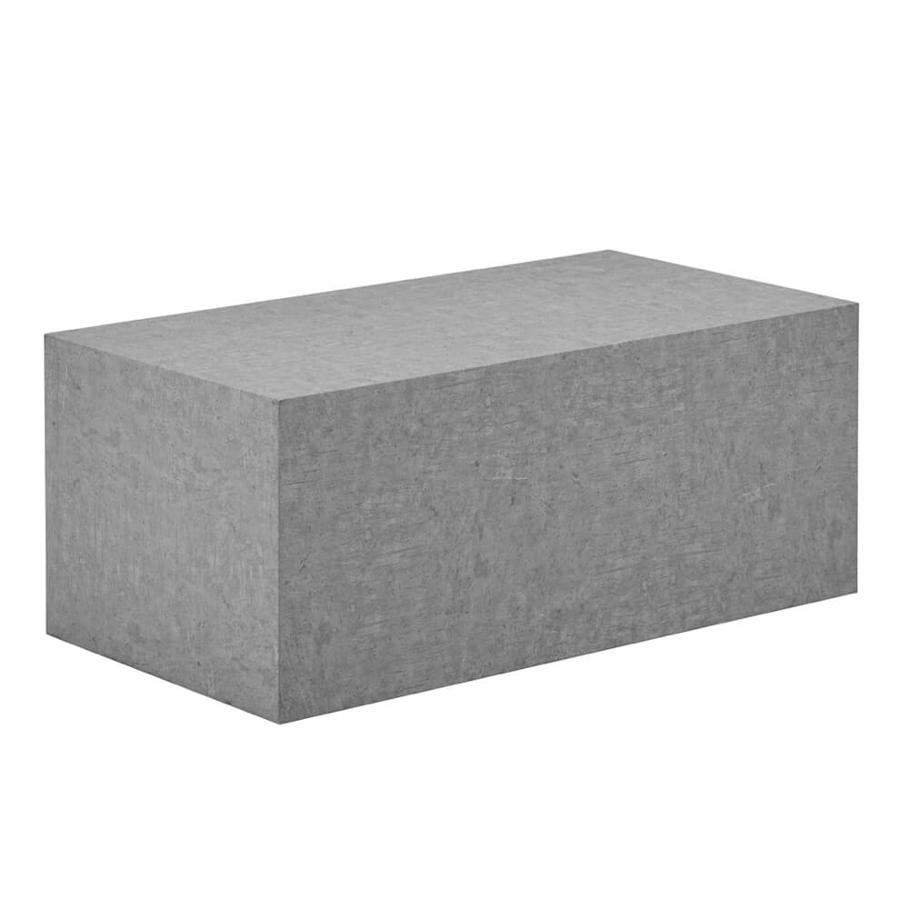 Couchtisch Marmor AMIRI L - 95 x 50 cm Grau