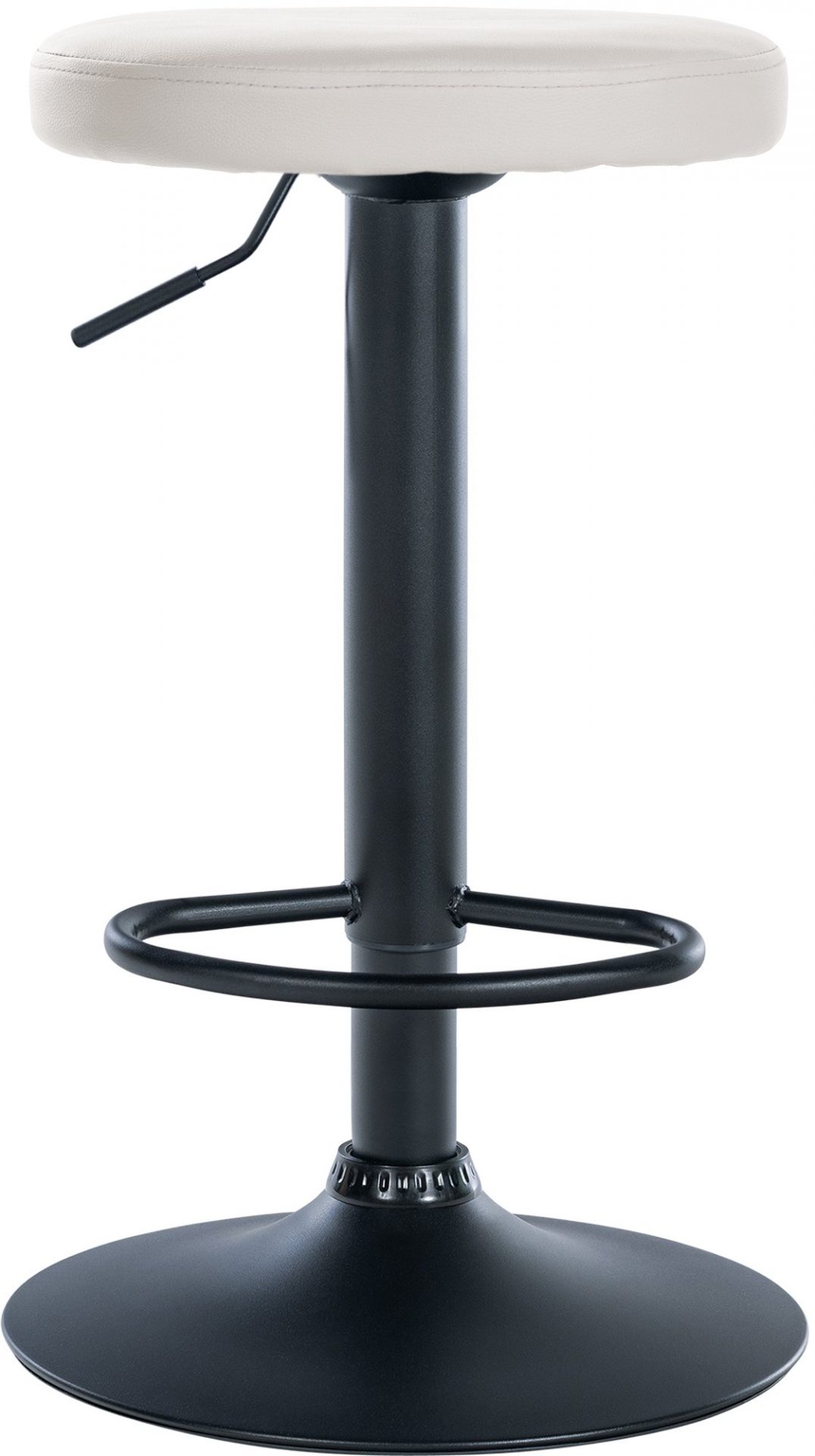 Barhocker Ponte Kunstleder schwarz, weiß