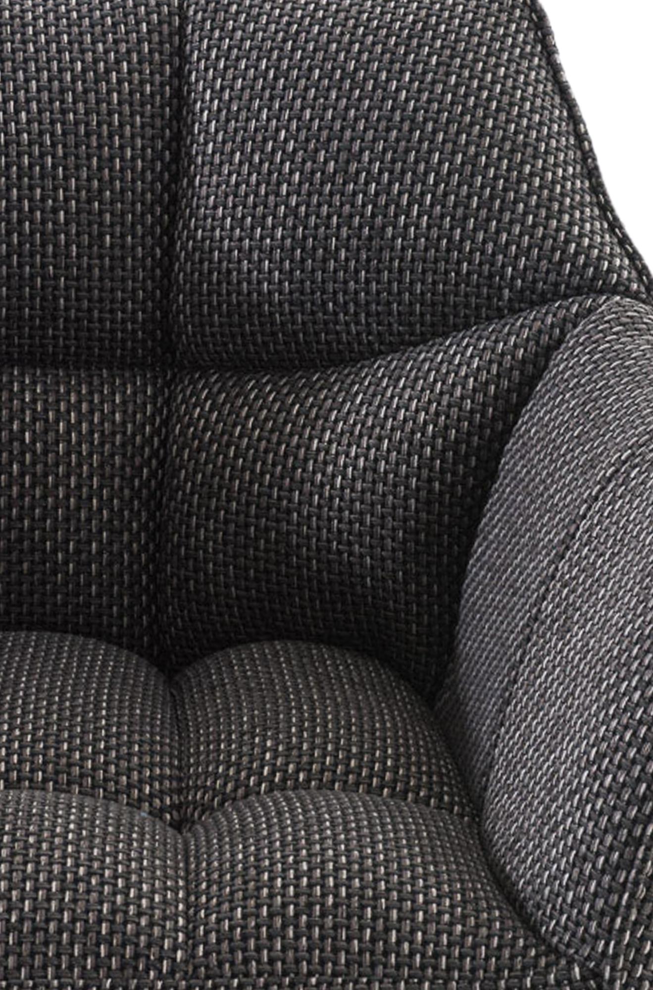 Barhocker Damaso B Stoff, titangrau