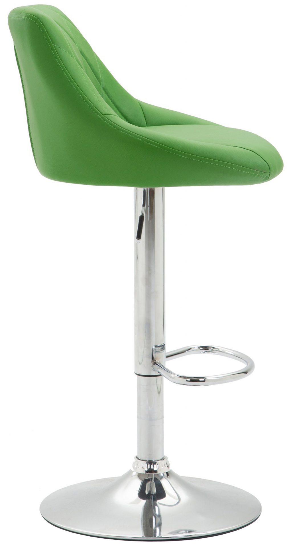 Barhocker Lazio Kunstleder chrom, grün
