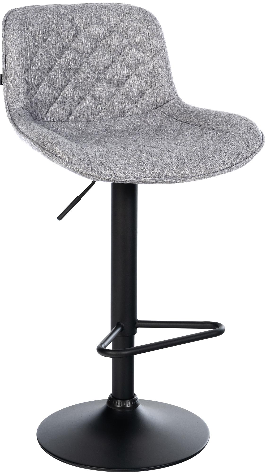 Barhocker Kasson Stoff, grau