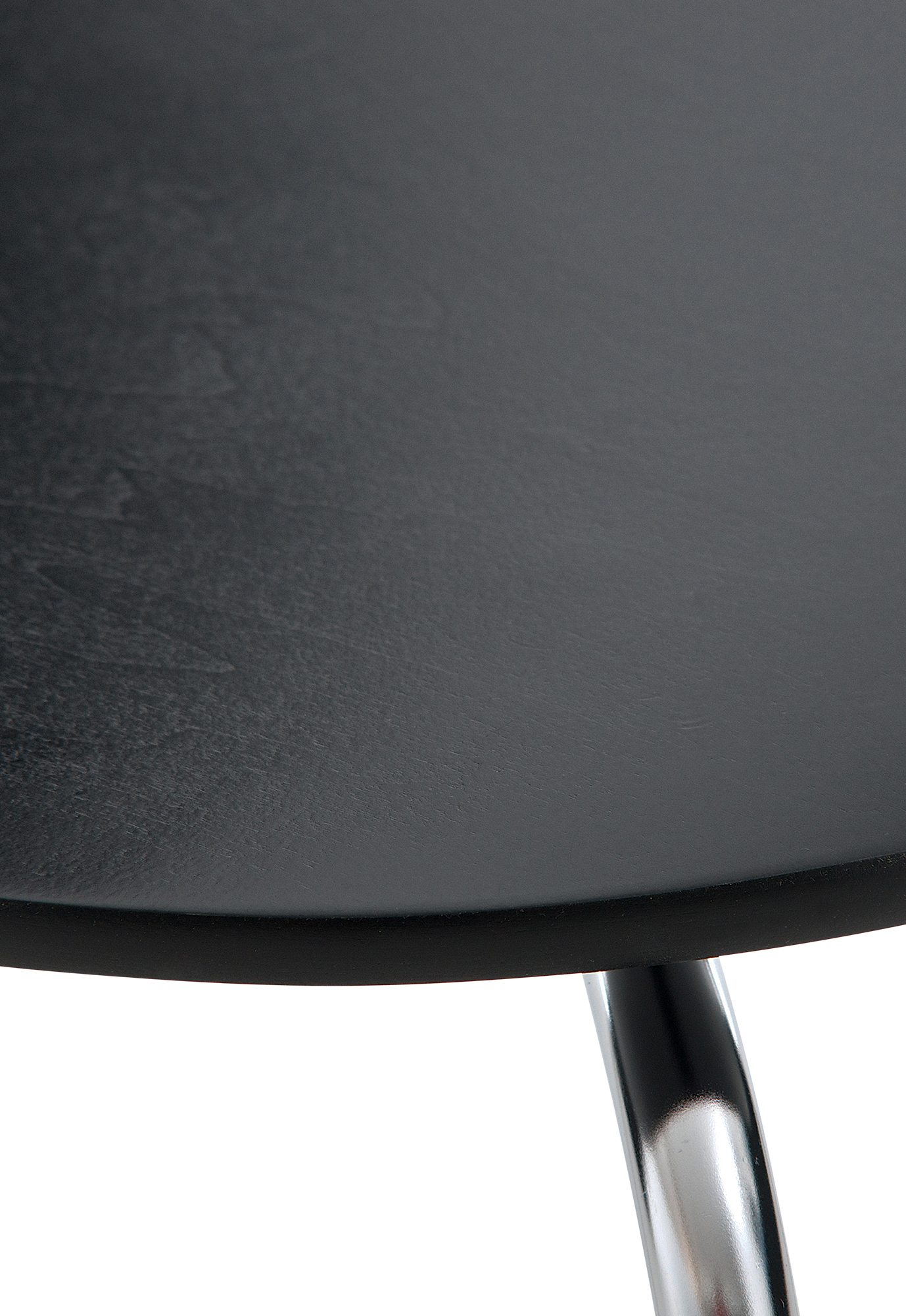 4er Set Besucherstuhl Diego, schwarz