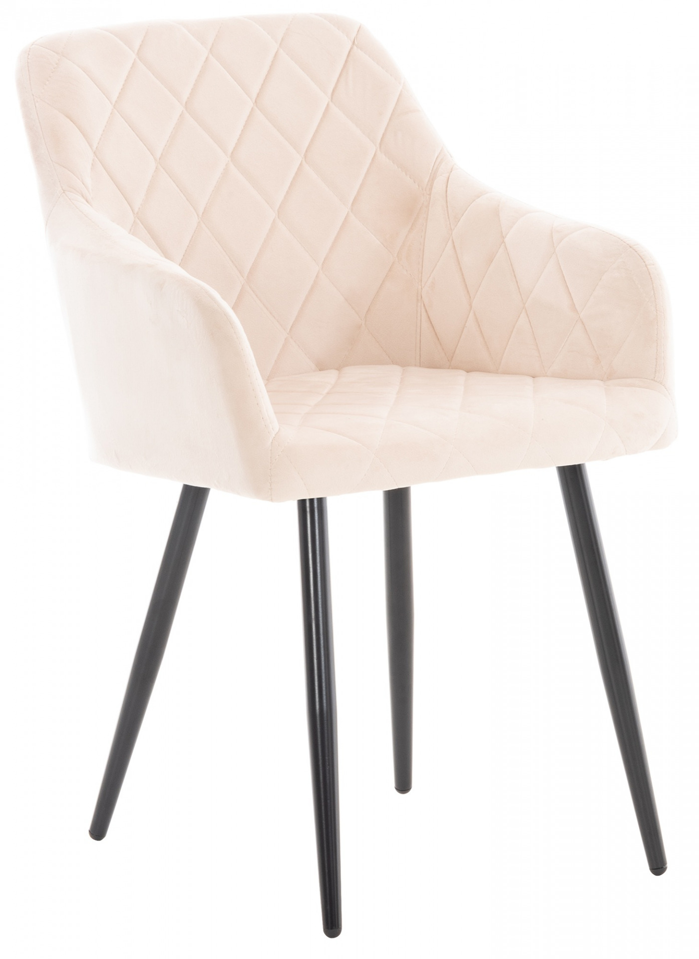 Esszimmerstuhl Shila Samt, beige