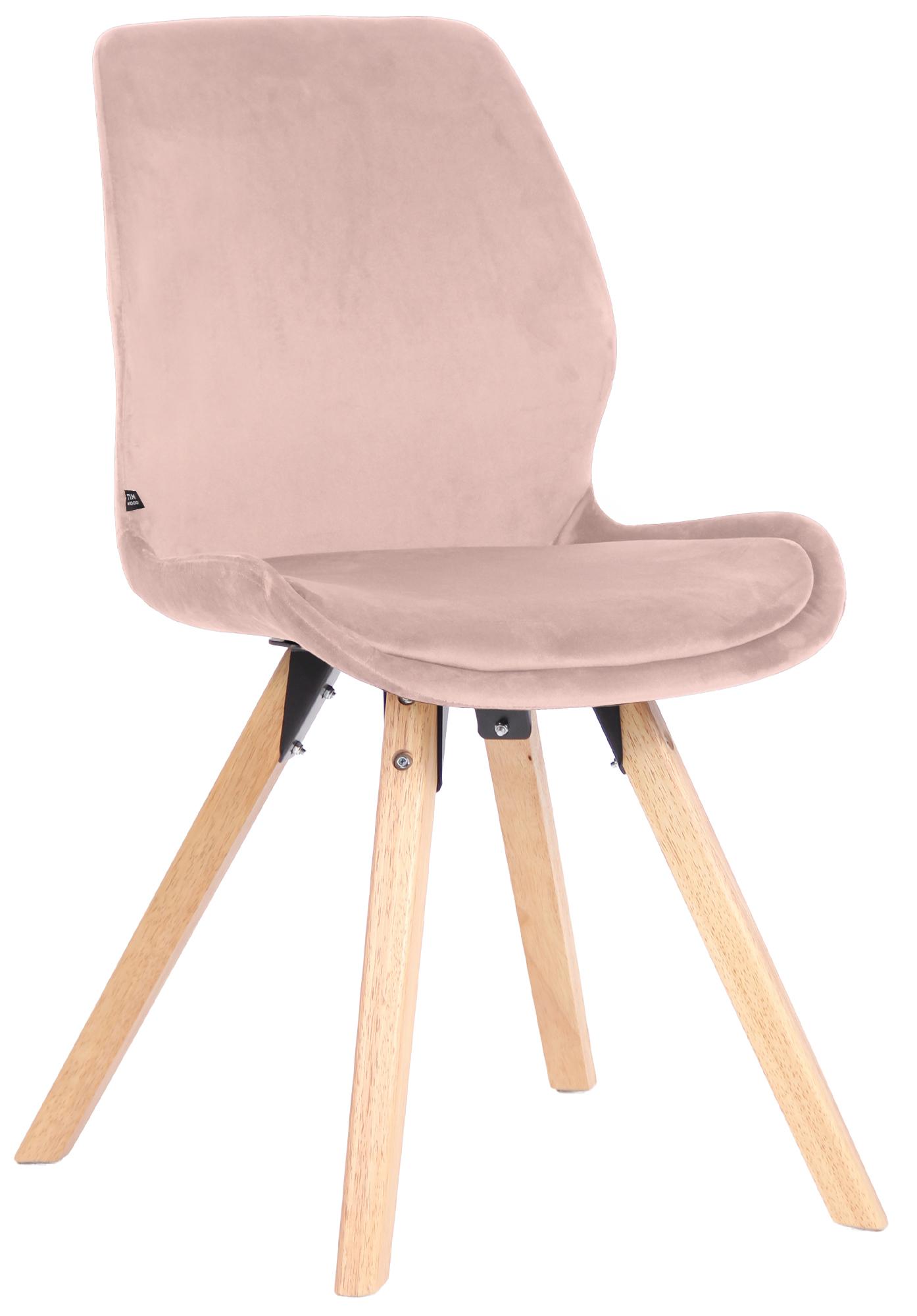 Stuhl Luna Samt, pink