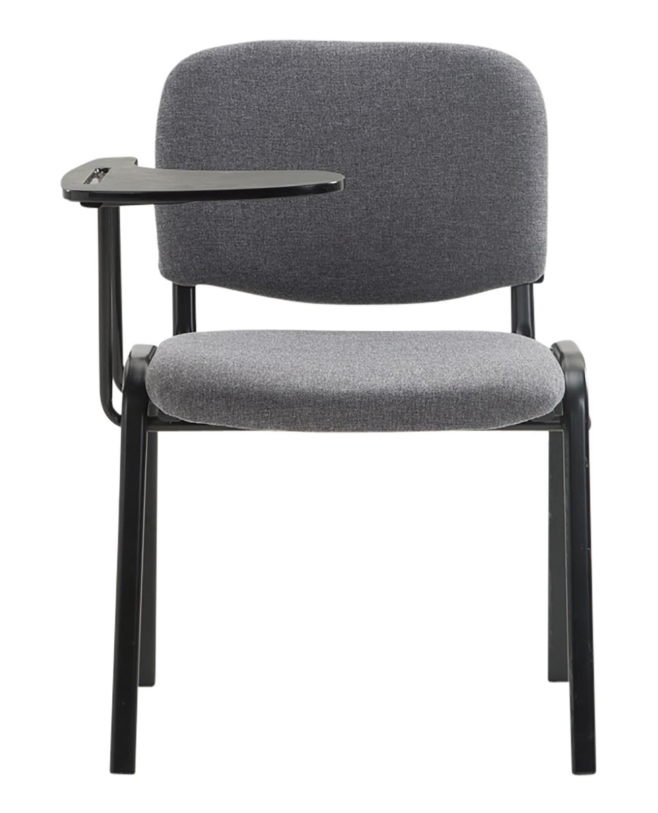 4er Set Stühle Ken mit Klapptisch Stoff, grau