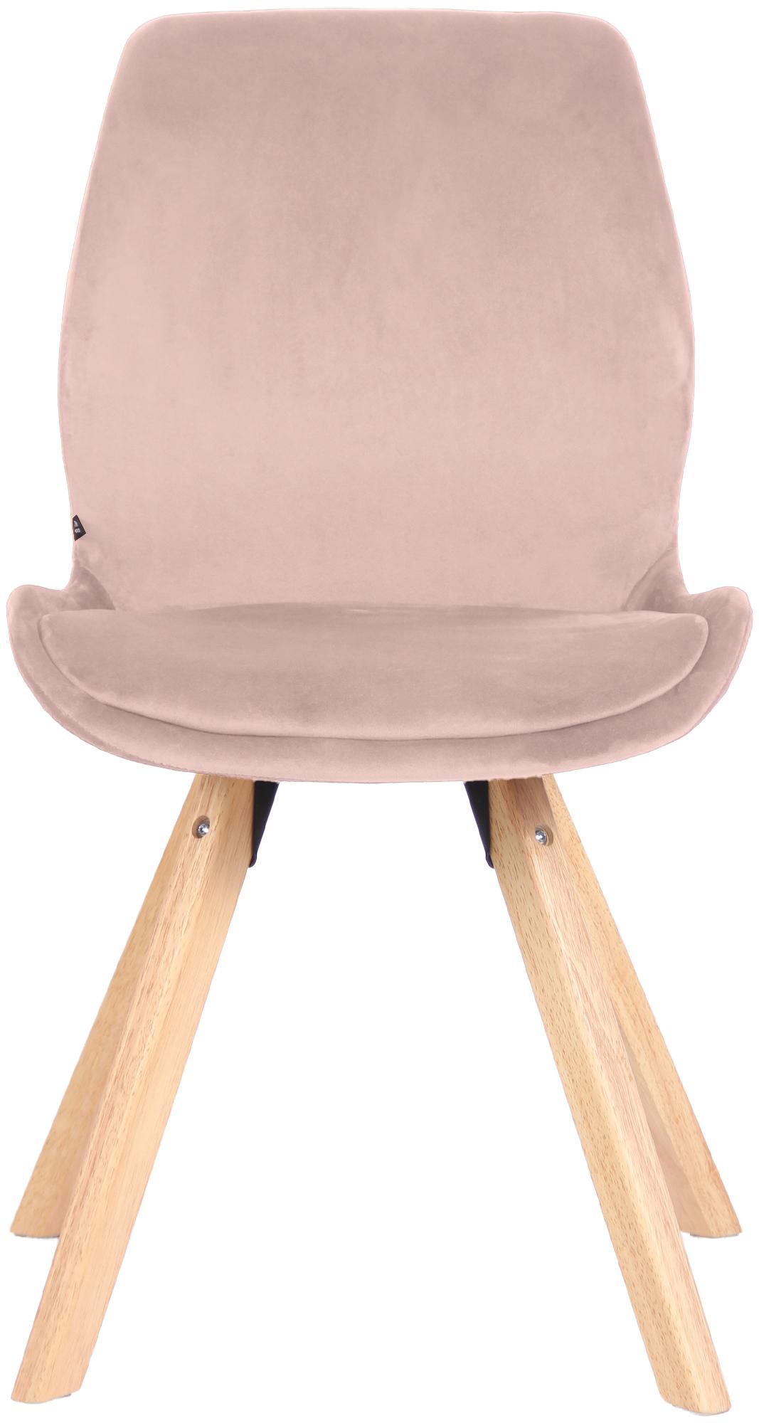 Stuhl Luna Samt, pink