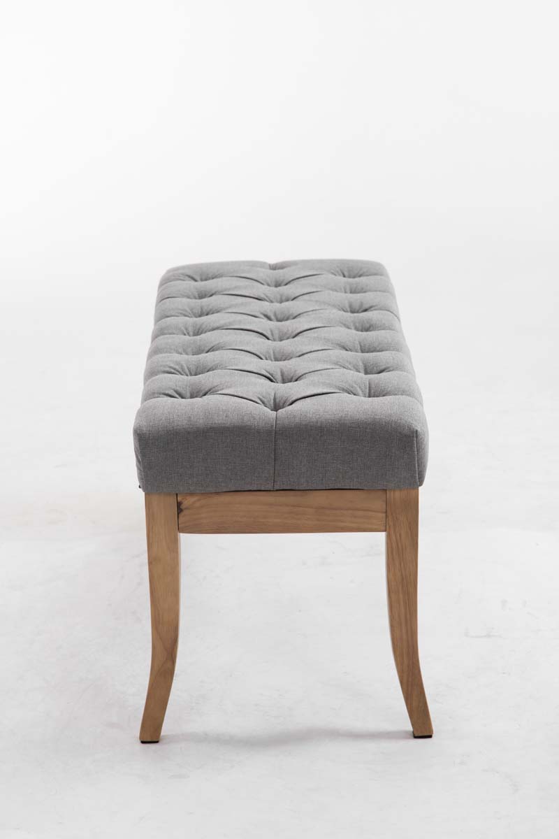 Sitzbank Ramses Stoff antik-hell 100, grau