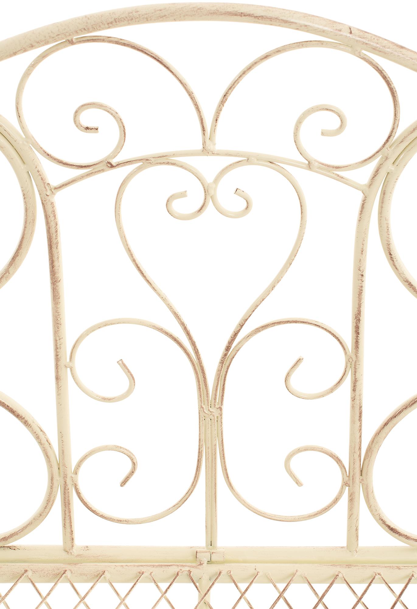 Gartenbank Tara, antik-creme