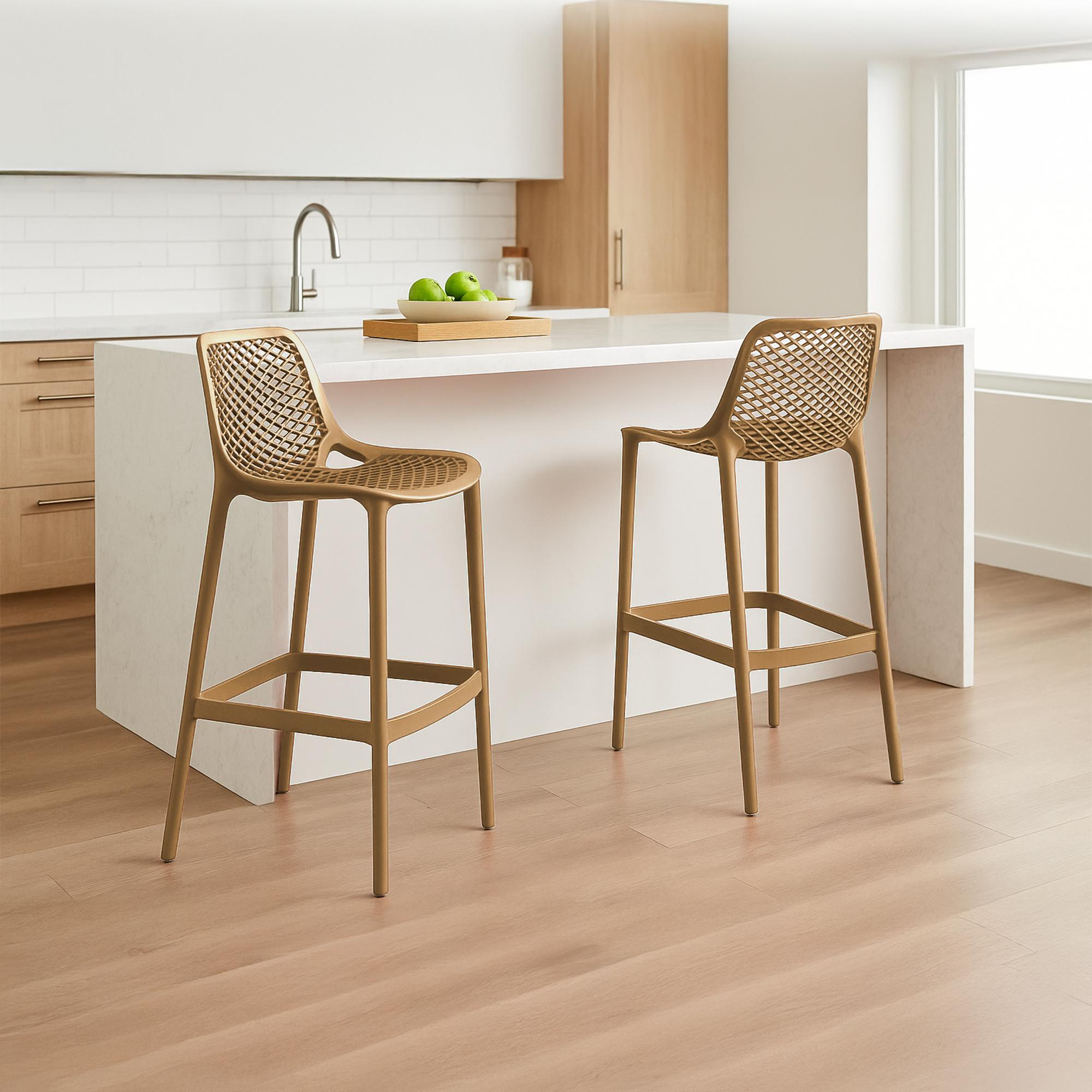 2er Set Barhocker Air, schlamm
