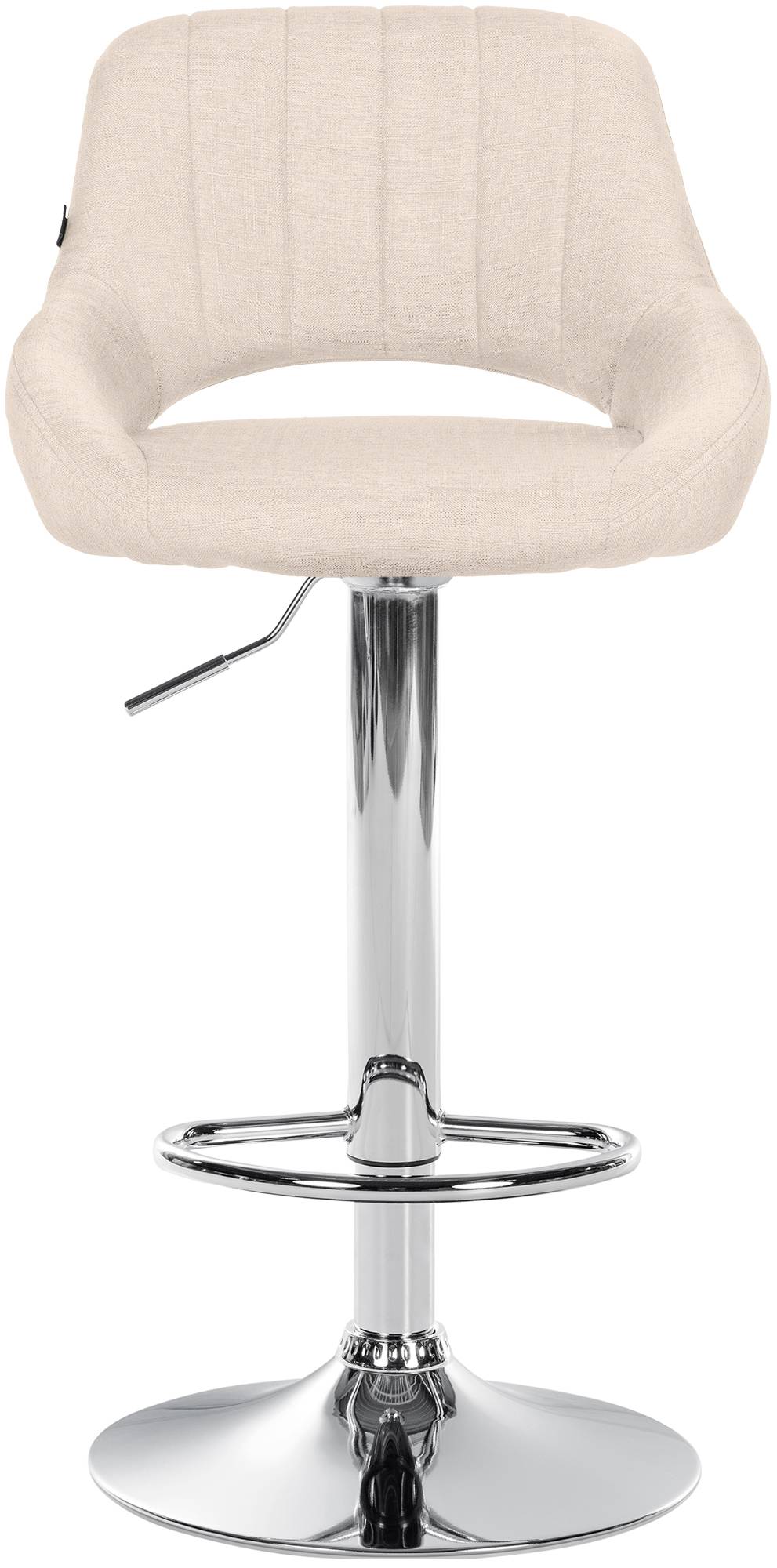 2er Set Barhocker Milet Stoff C, creme