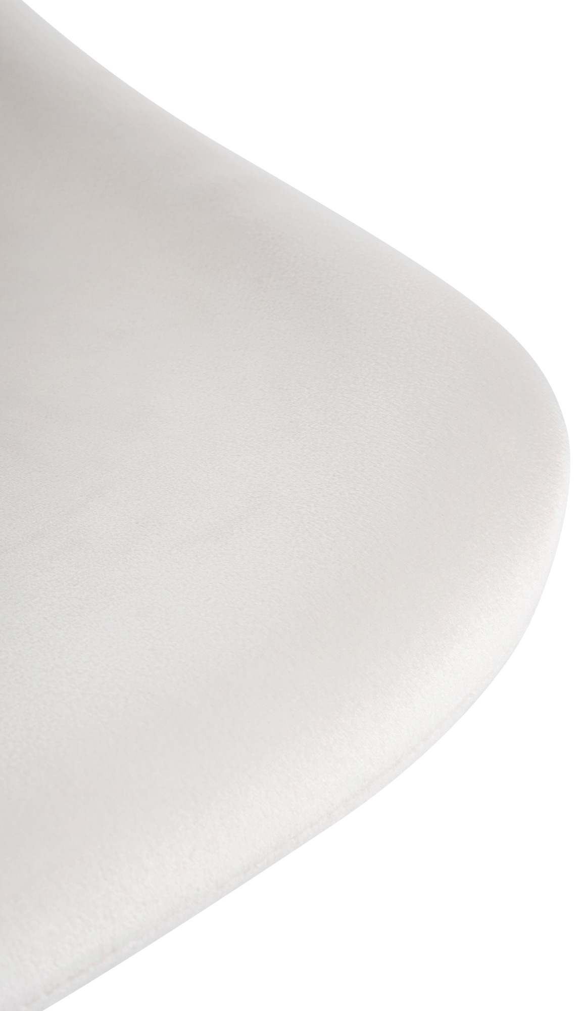 2er Set Barhocker Loft Samt, creme