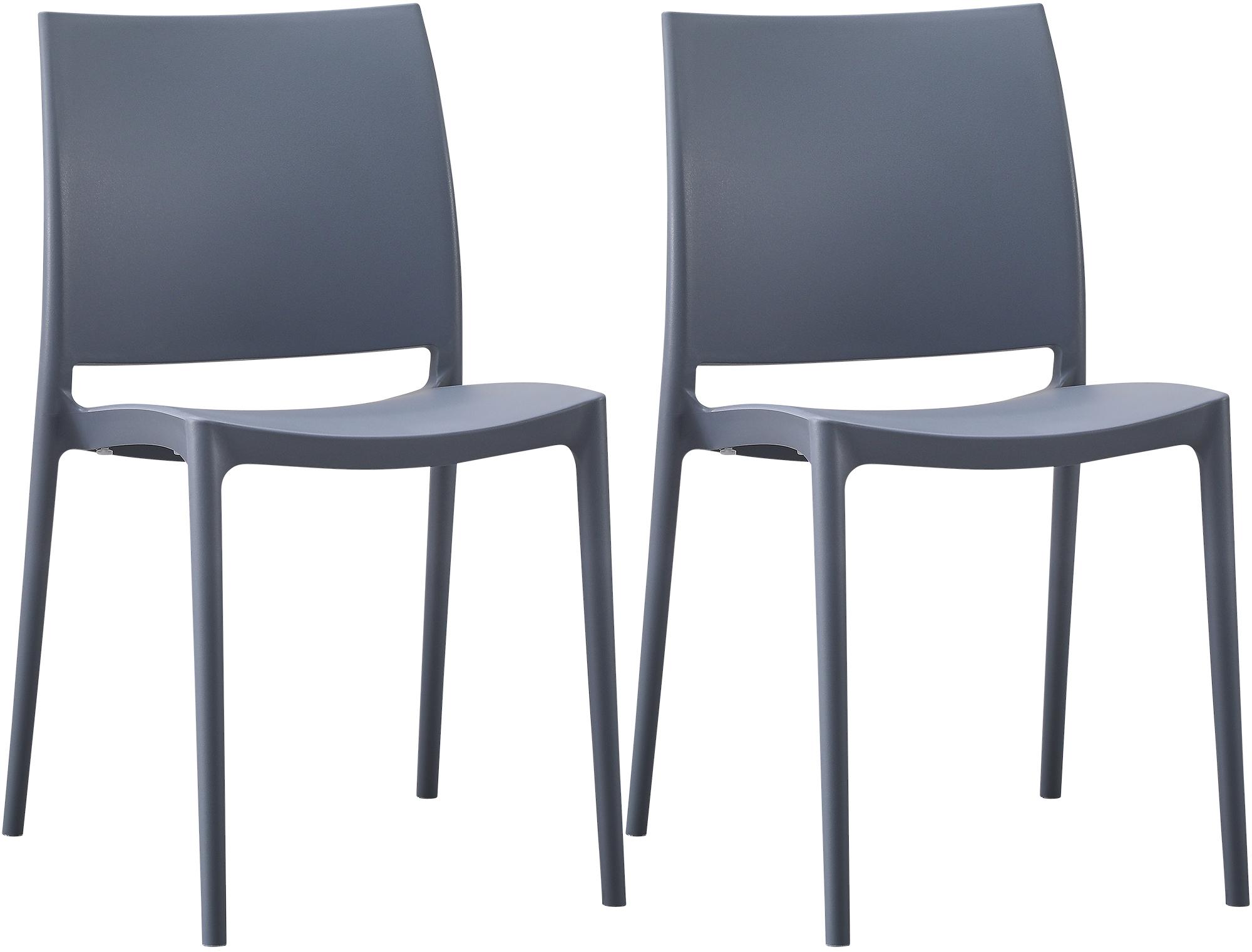 2er Set Stuhl Meton, grau