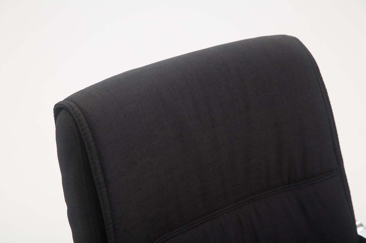 XL Besucherstuhl Anubis Stoff, schwarz