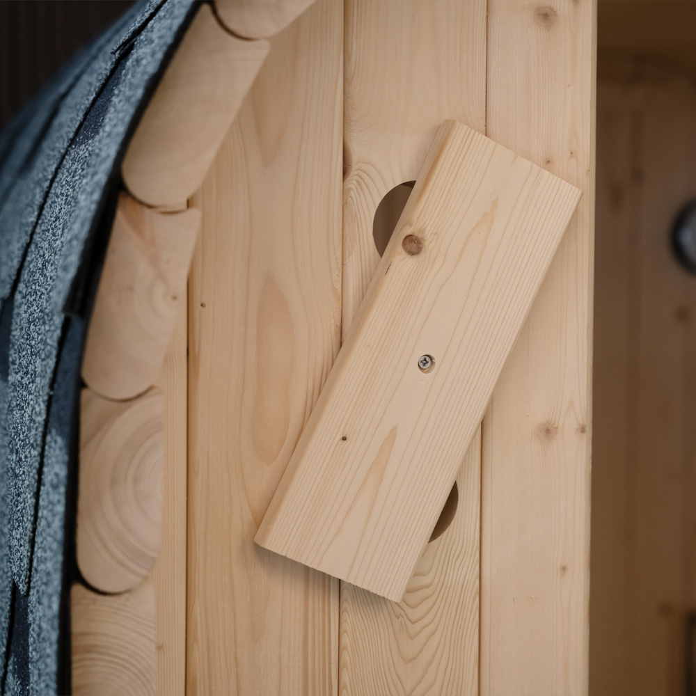 Outdoor Sauna CUBE S - 194 x 120 cm für 2 Personen