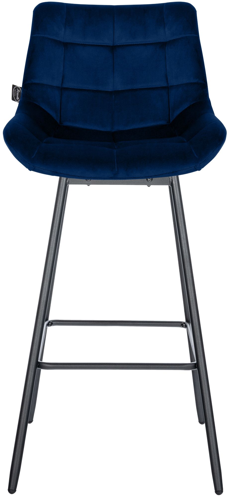 Barhocker Weston Schwenkbar Samt, blau
