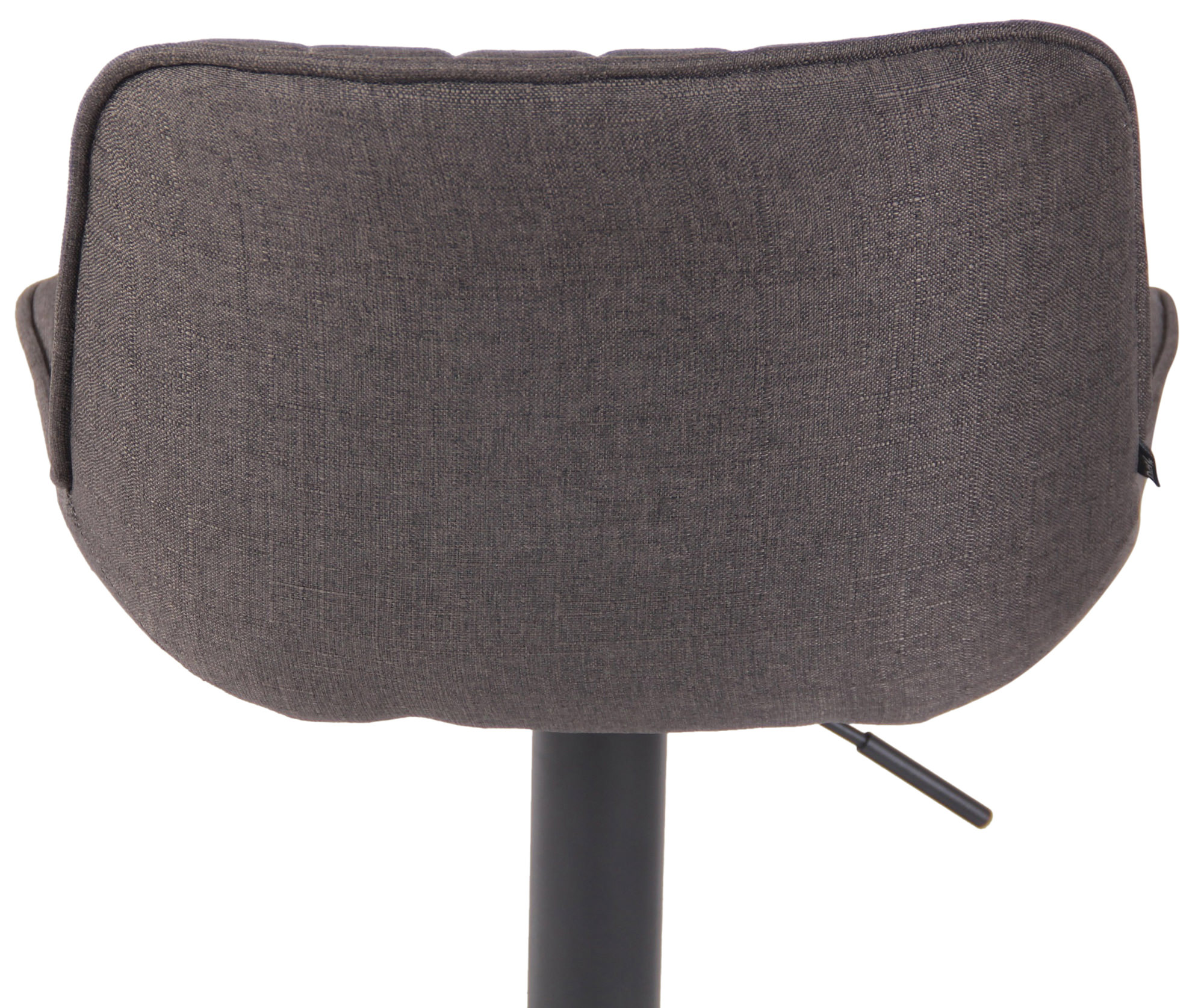 Barhocker Lentini Stoff schwarz, dunkelgrau