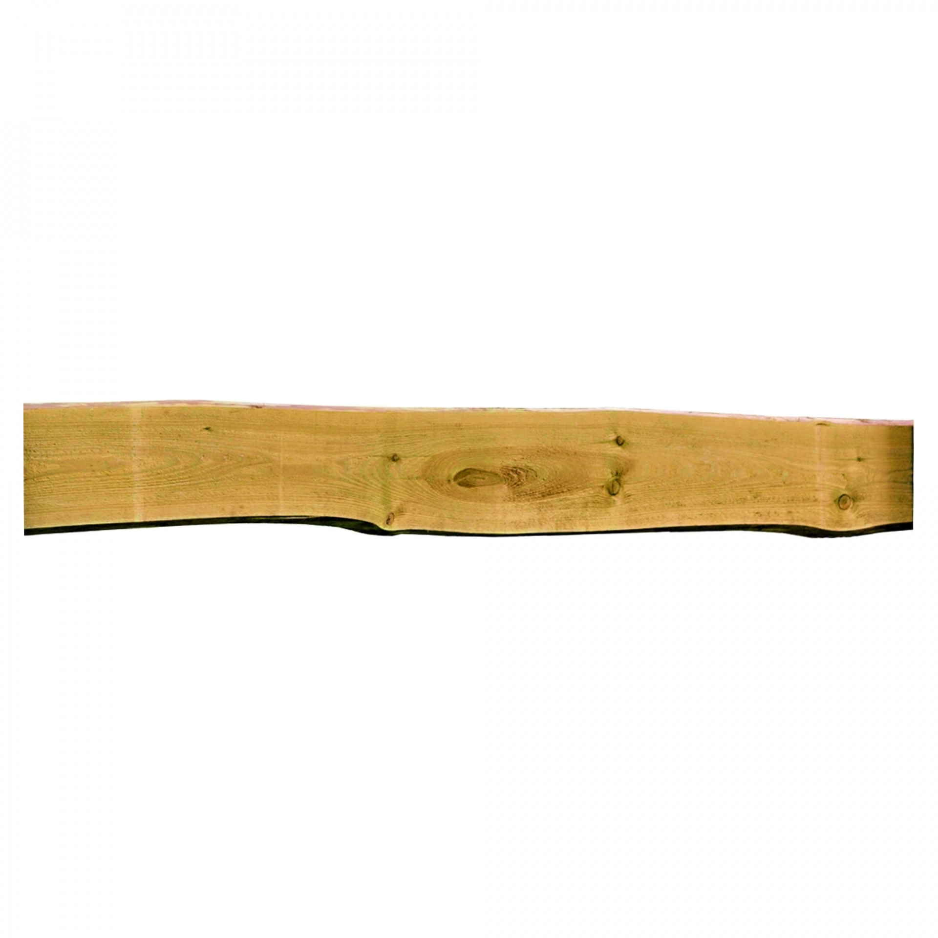 526728 HOSS-Bonanza-Brett 400 cm, sägerau kdi-grün, ca. 15 - 30 cm breit, 24 mm stark