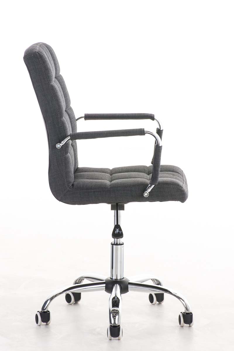 Bürostuhl Deli V2 Stoff, grau