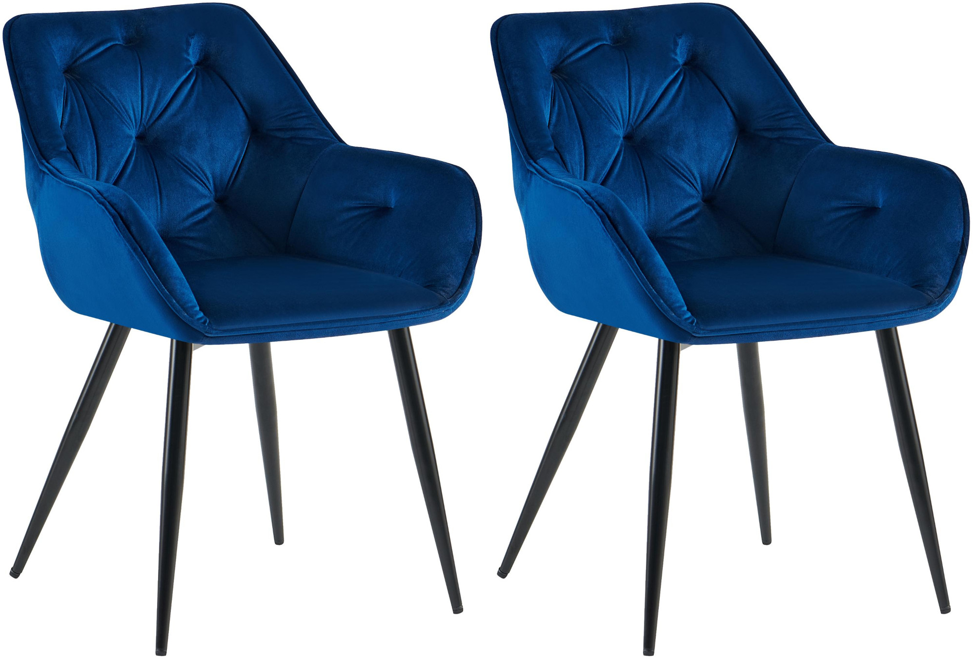 2er Set Esszimmerstühle Cassis, blau