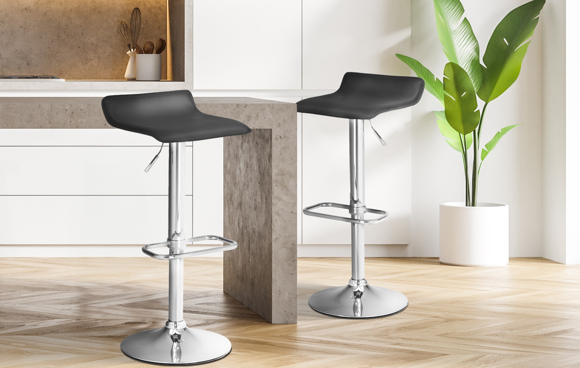 Barhocker DYN, schwarz