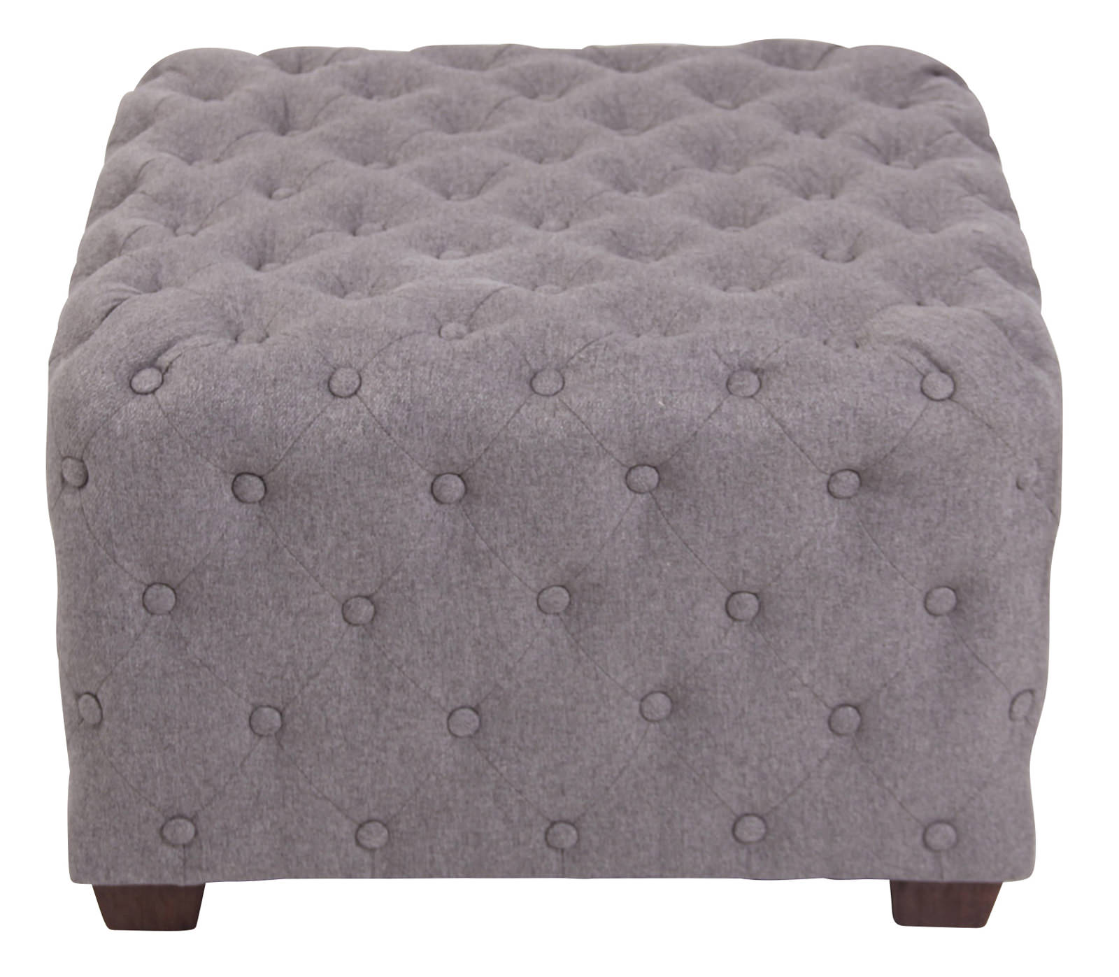 Sitzhocker Nimes Stoff, grau
