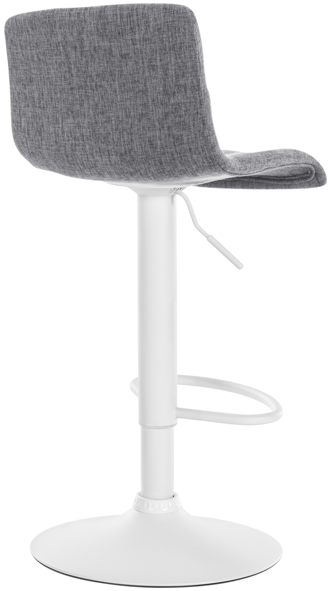 Barhocker Hoover Stoff W, hellgrau
