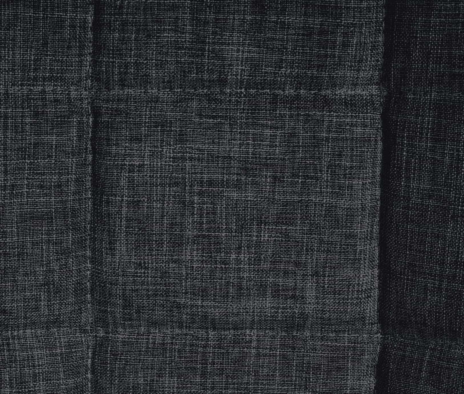 2er Set Stuhl Tom Stoff, schwarz