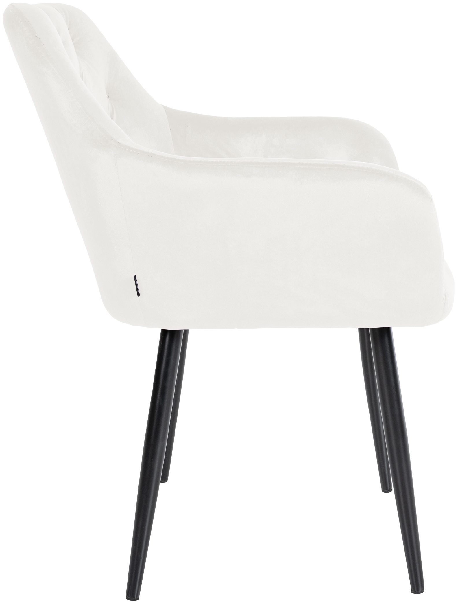 Esszimmerstuhl Stanley Samt, creme