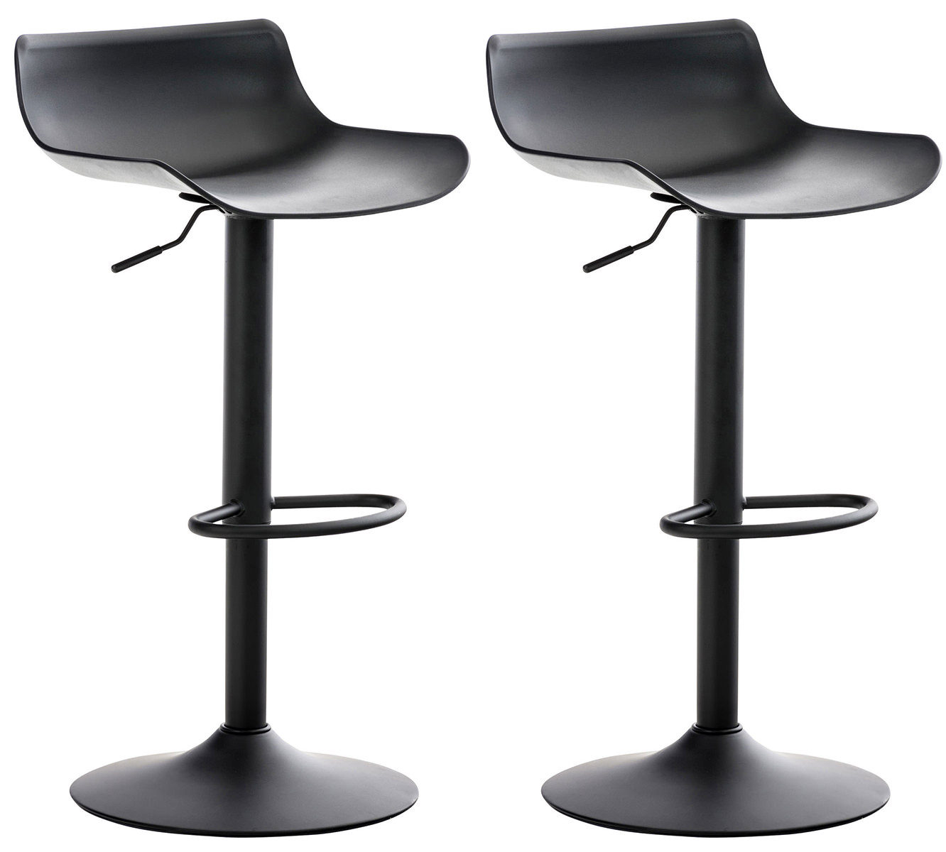 2er Set Barhocker Aveiro, schwarz
