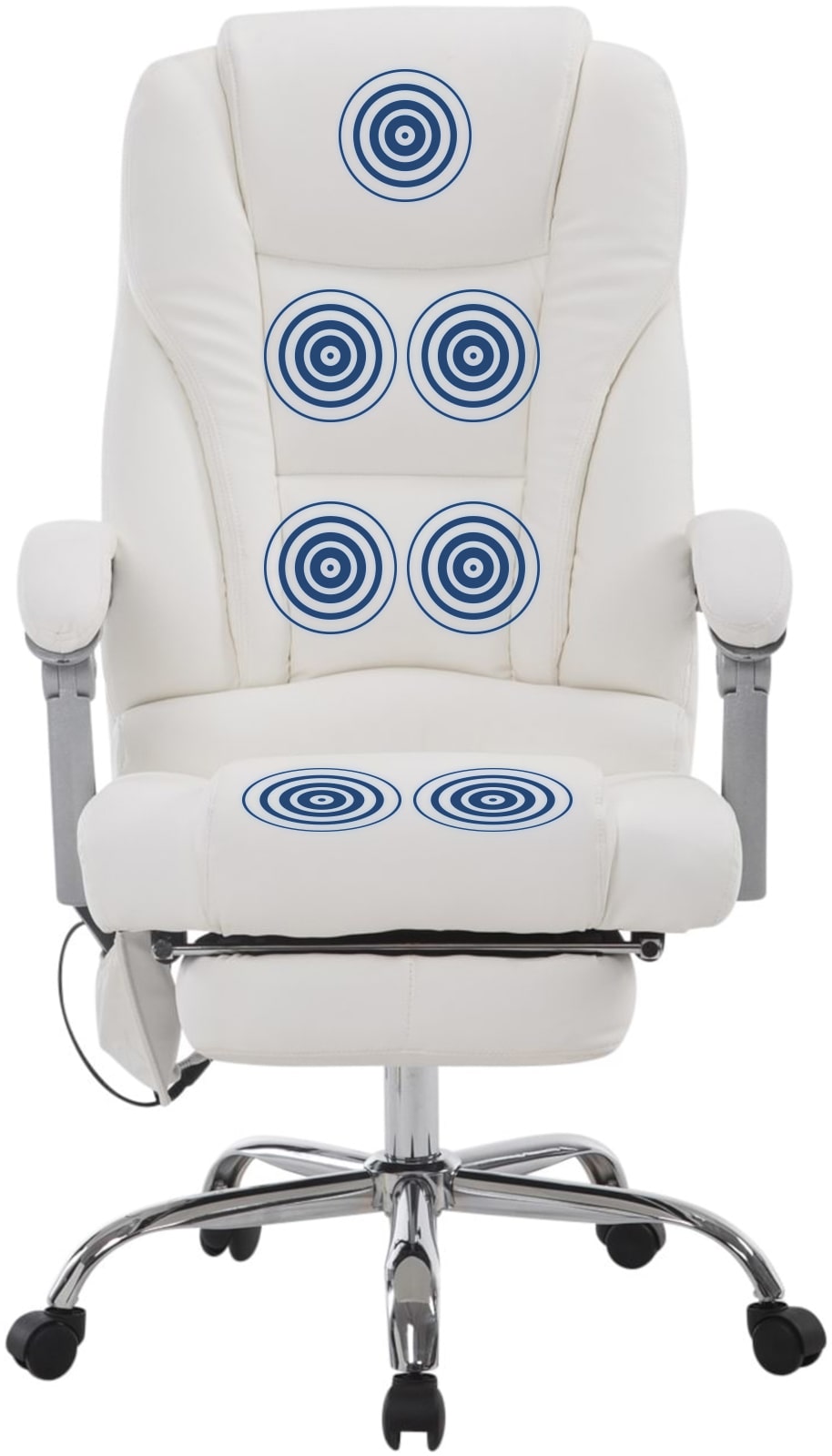Bürostuhl Pacific mit Massagefunktion, weiß