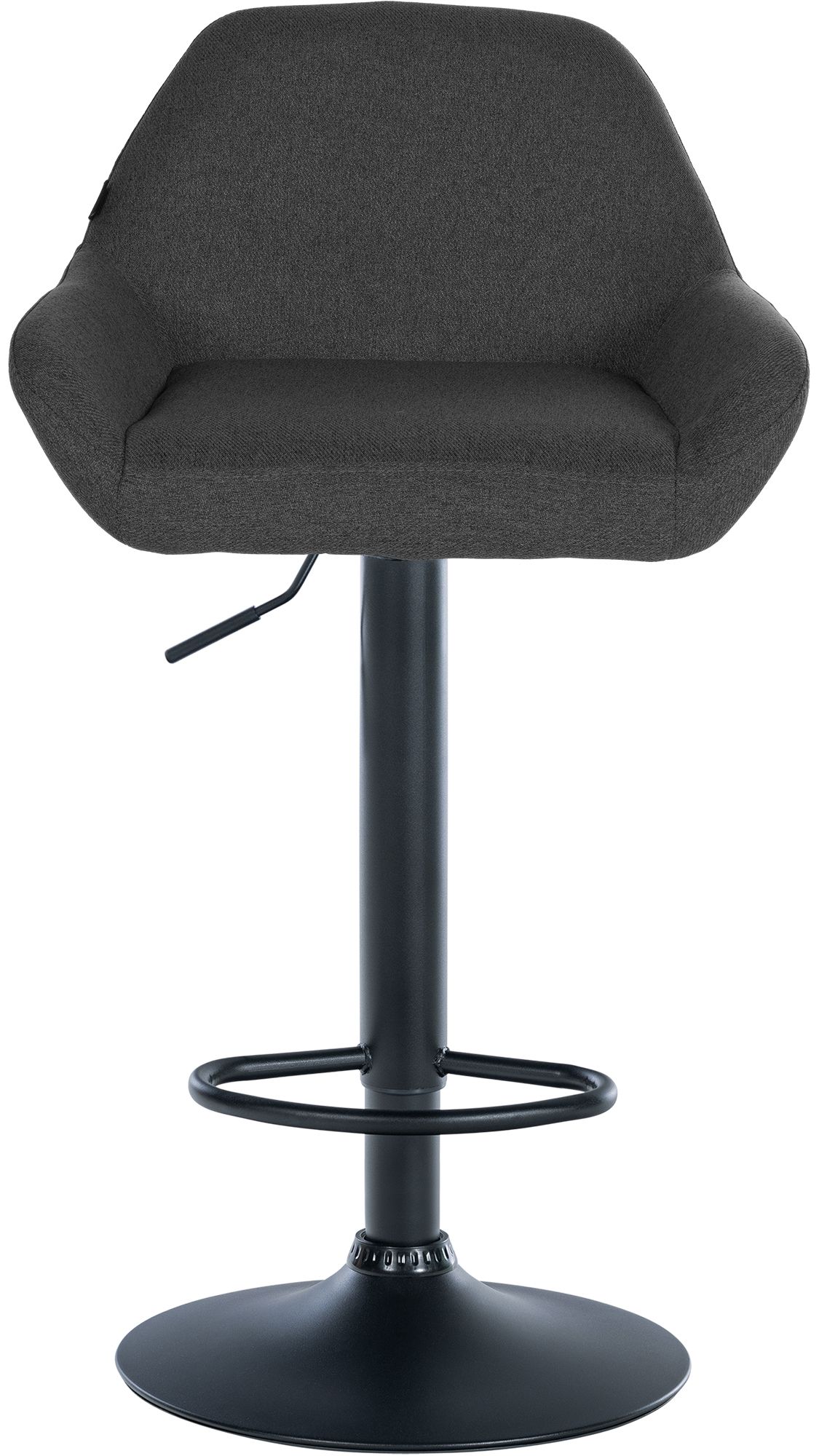 Barhocker Braga Stoff B, dunkelgrau