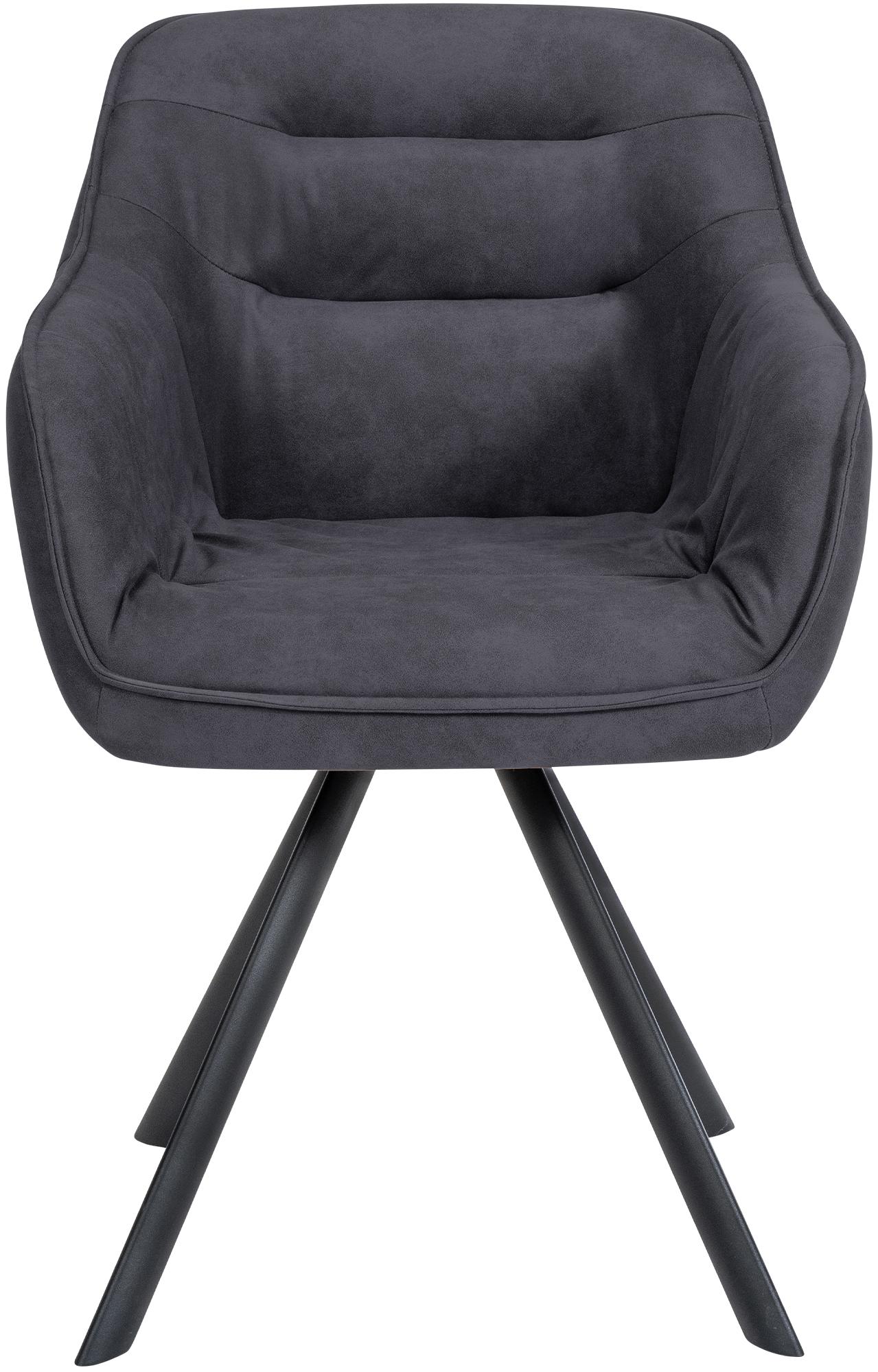 Stuhl Russel Vintage, schwarz