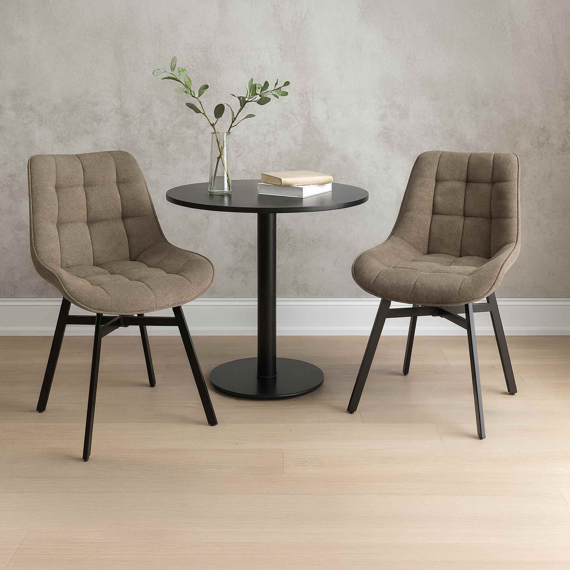 Stuhl Colby Stoff, taupe