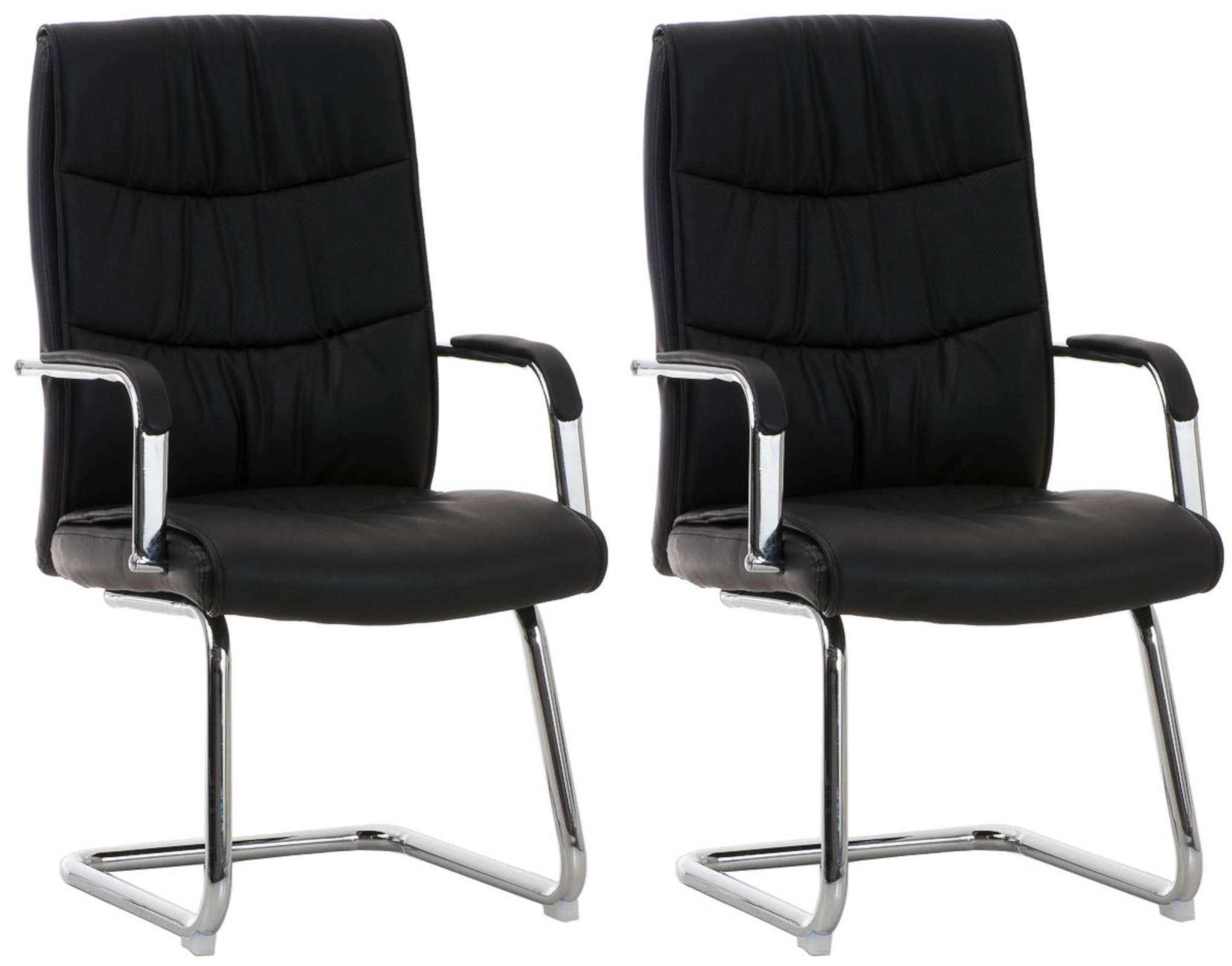 2er Set Stühle Caro, schwarz