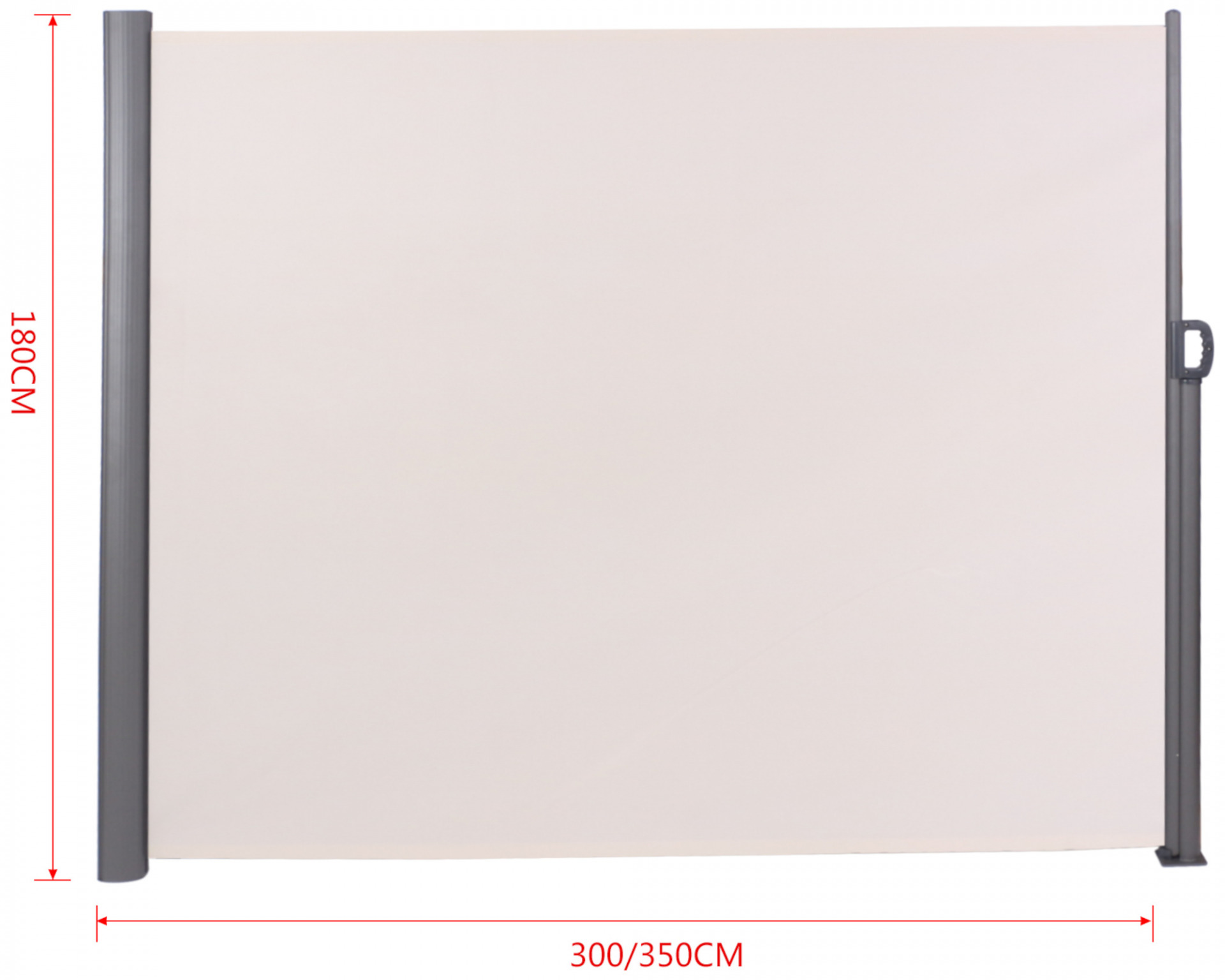 Sichtschutz Lovington 180x300 cm, creme