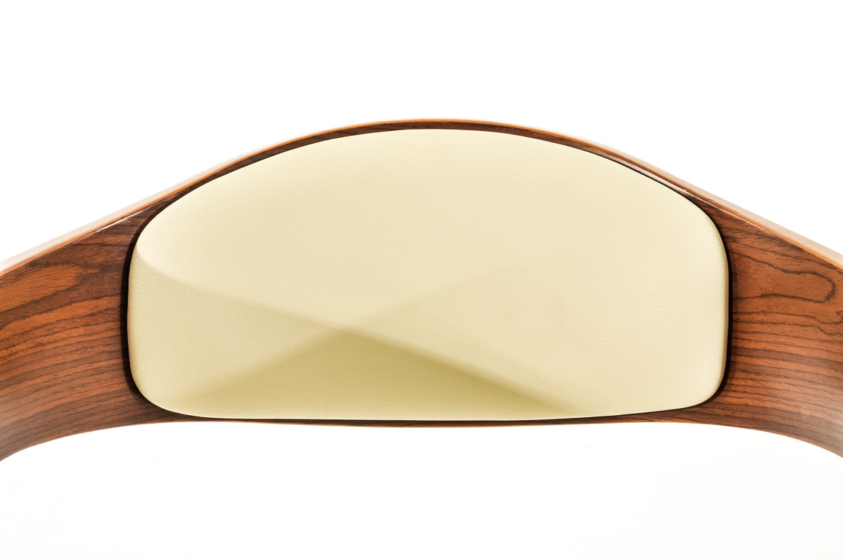 2er Set Barhocker Kingston C Kunstleder, walnuss/creme