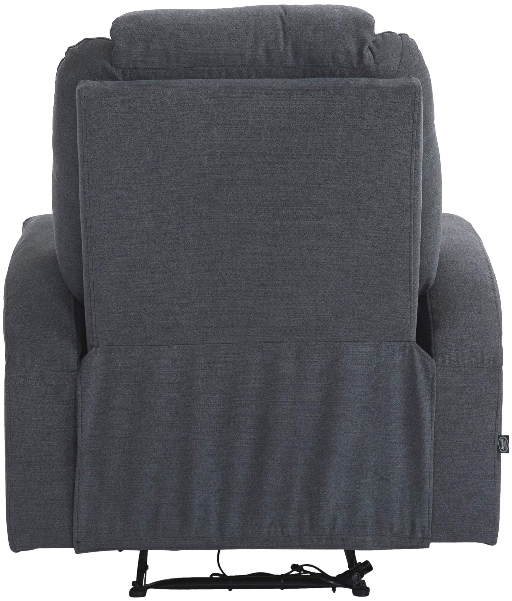 Sessel Hepler mit Massagefunktion Stoff, dunkelgrau