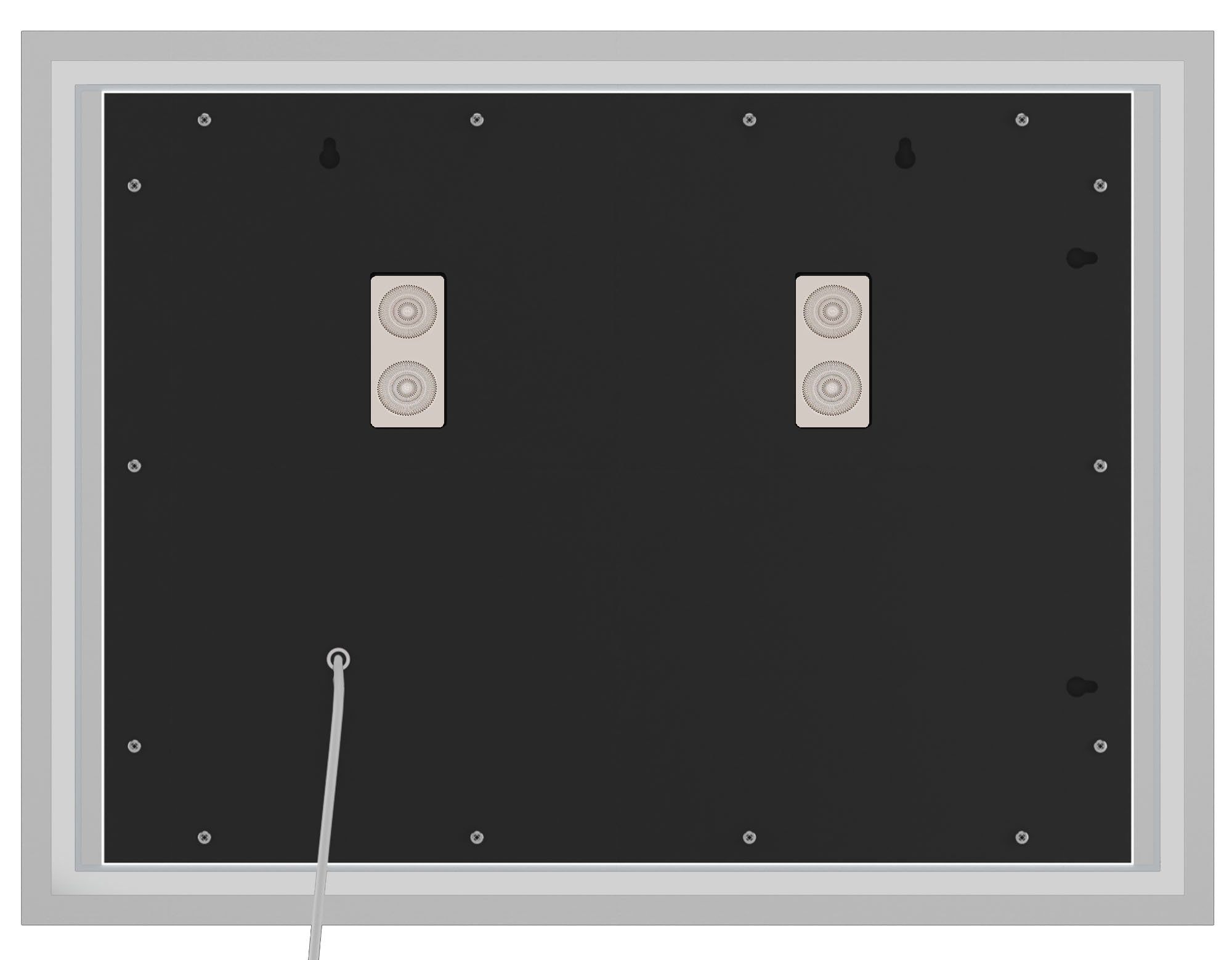 Badspiegel Jaffrey 60x80 mit Bluetooth, klarglas