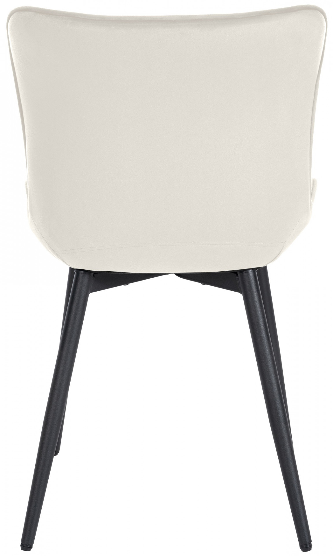 Stuhl Largo Samt, creme
