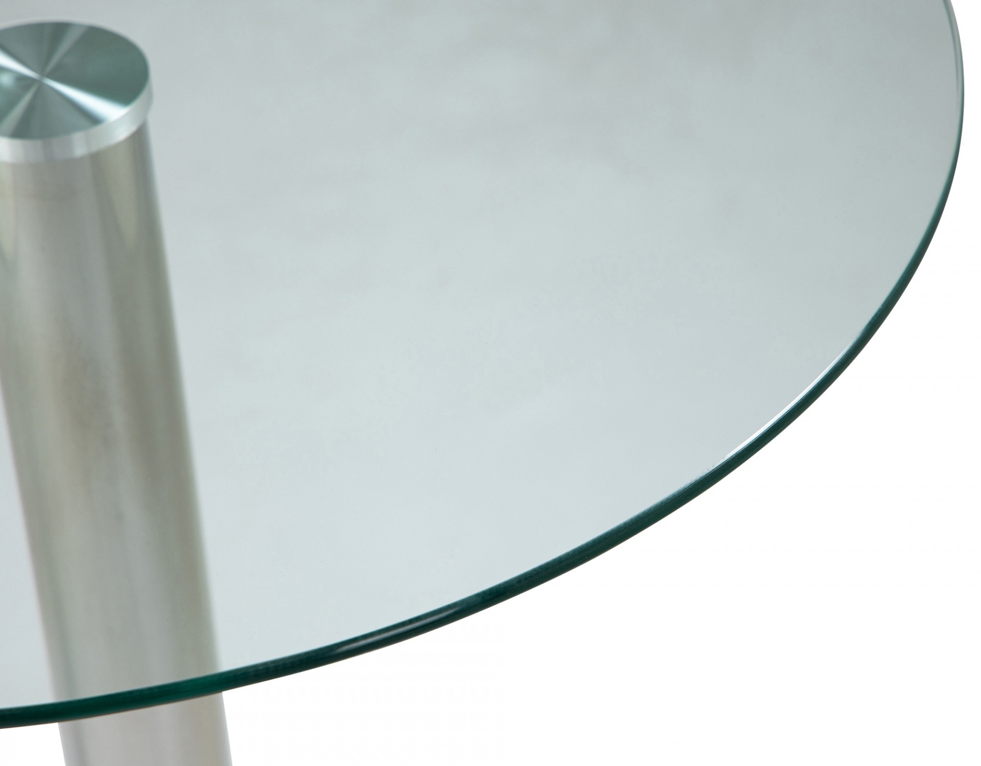 Glastisch 70 cm, klarglas