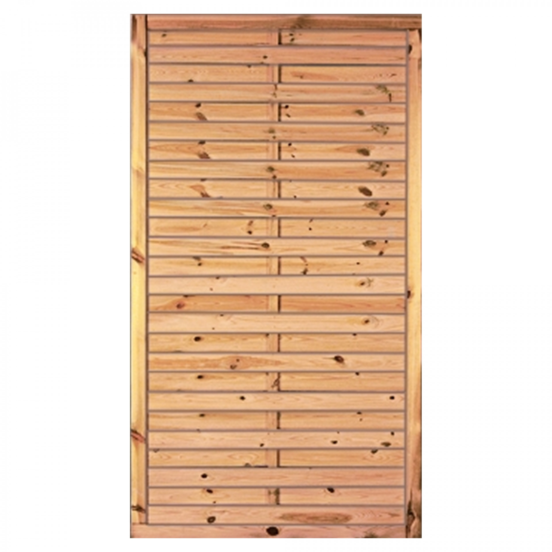Lamellenzaun 100 x 180 cm, Rahmen 34/54 mm, kdi grün